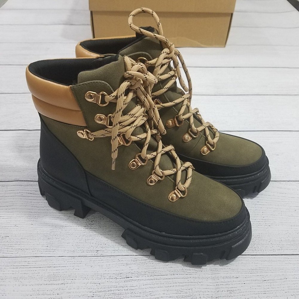Portland Mountie Lace Up Hiking Boots Women's Size 8